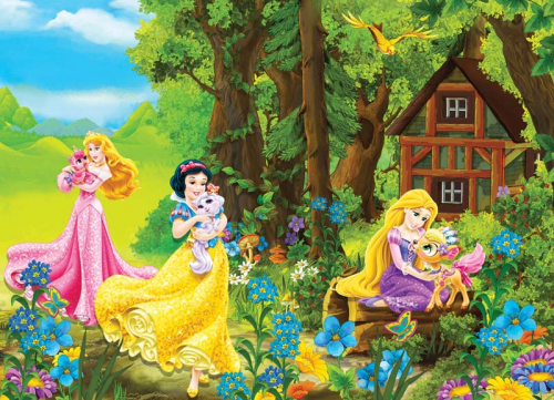 Каталог Картина принцессы на поляне: Детские | Wall-Style