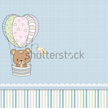 Каталог Картина мишка на воздушном шаре: Детские | Wall-Style