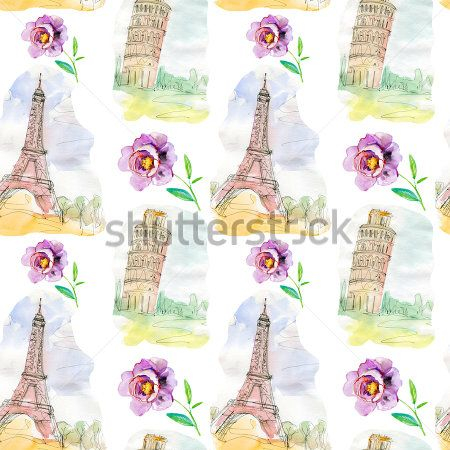 Каталог Фотообои париж:  | Wall-Style