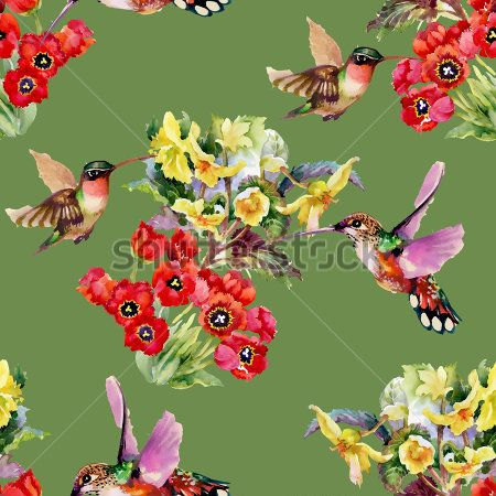 Каталог Картина птицы: Бесшовные | Wall-Style