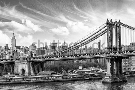Каталог Картина бруклинский мост: Города | Wall-Style