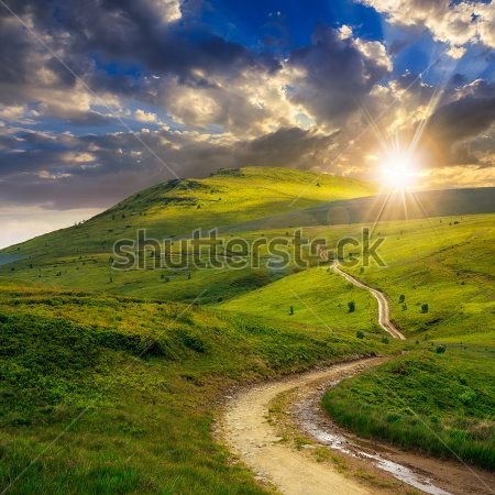 Каталог Картина горная дорога: Природа | Wall-Style