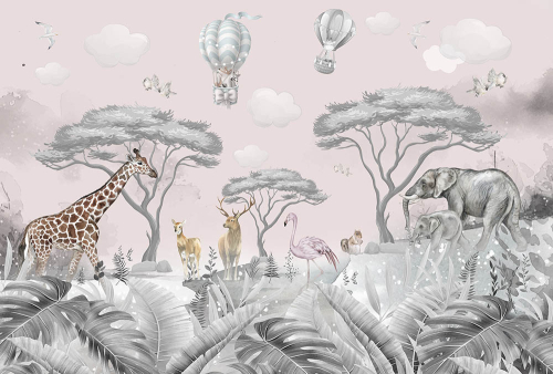 Каталог Картина животные с джунглей : Детские | Wall-Style