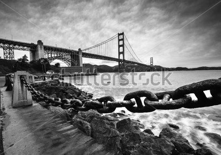Каталог Фотообои мост золотые ворота:  | Wall-Style