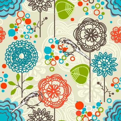 Каталог Картина цветы: Бесшовные | Wall-Style