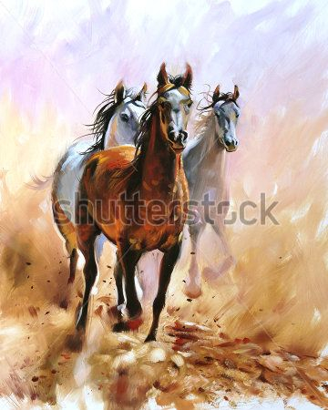 Каталог Картина лошади: Животные | Wall-Style