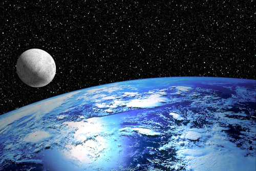 Каталог Картина вид на луну: Небо и космос | Wall-Style