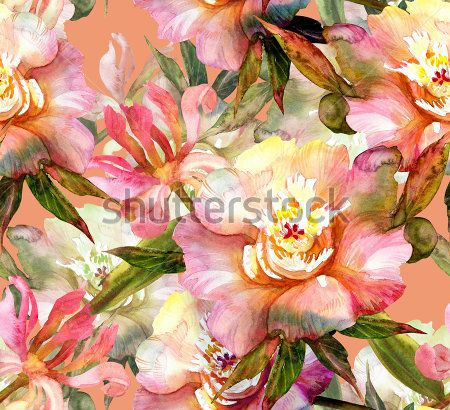 Каталог Картина цветы: Бесшовные | Wall-Style