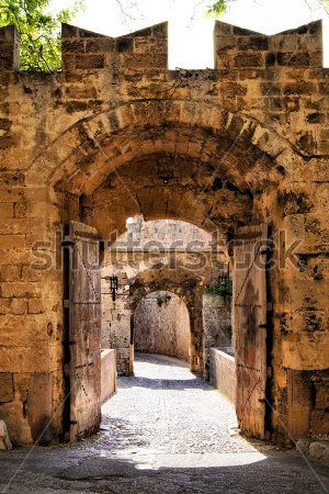 Каталог Фотообои древние ворота:  | Wall-Style