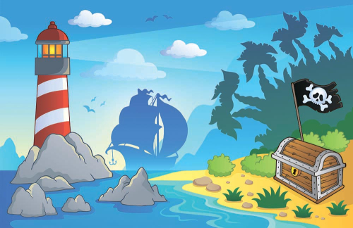 Каталог Фотообои сундук мертвеца:  | Wall-Style