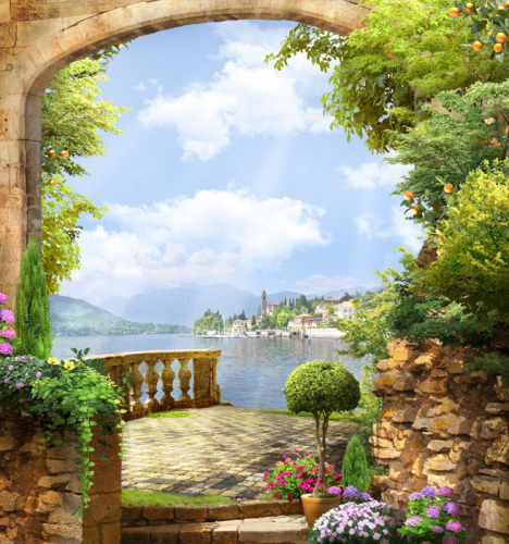 Каталог Картина вид на море: Фреска | Wall-Style