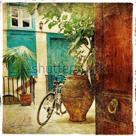 Каталог Картина цветочные горшки: Винтаж | Wall-Style