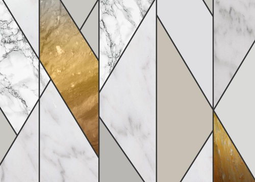 Каталог Картина мраморная геометрия: Мрамор | Wall-Style