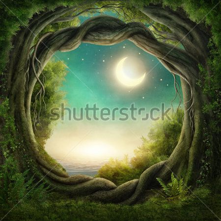 Каталог Картина сказочный лес: Фэнтези | Wall-Style