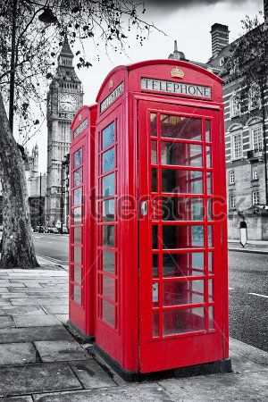 Каталог Фотообои телефонная будка:  | Wall-Style