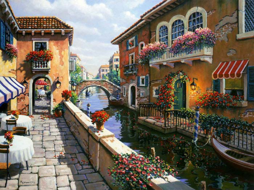 Каталог Картина венеция: Современная фреска | Wall-Style