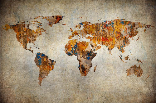 Каталог Картина карта мира: Карты | Wall-Style