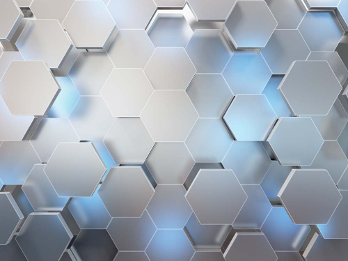 Каталог Фотообои 3d шестиугольники:  | Wall-Style