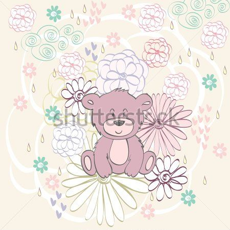Каталог Картина мишка розовый: Детские | Wall-Style