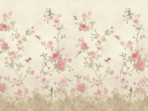 Каталог Картина пионы на длинных стеблях: Цветы и растения | Wall-Style
