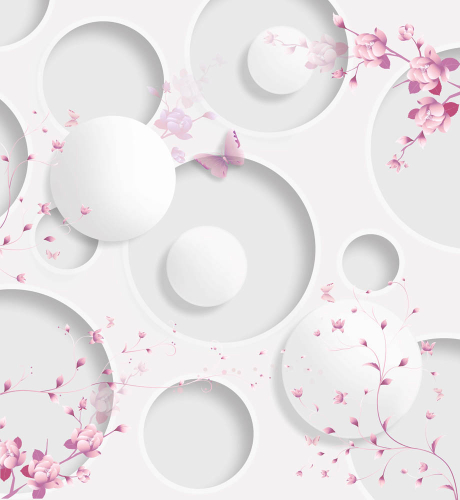 Каталог Фотообои ветви на кругах:  | Wall-Style