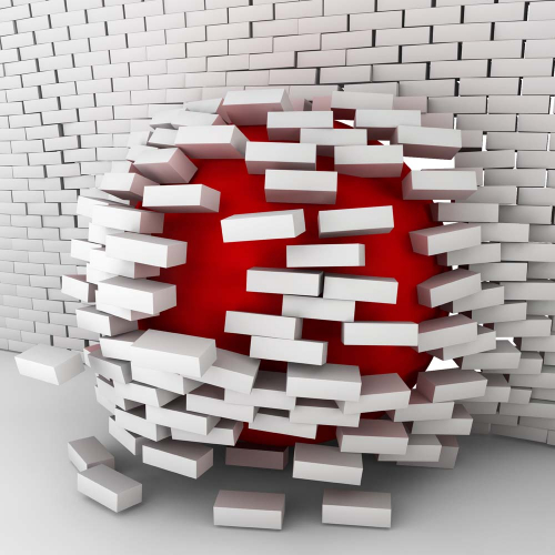 Каталог Фотообои шар ломающий стену:  | Wall-Style
