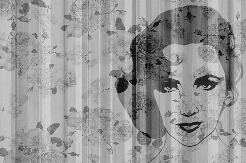 Каталог Фотообои девушка в стиле ретро:  | Wall-Style