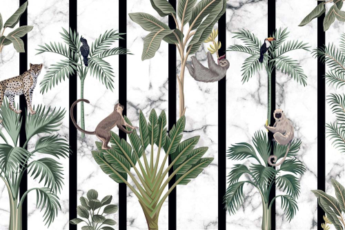 Каталог Фотообои полосатые тропики:  | Wall-Style