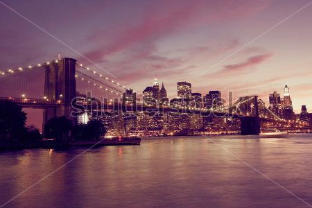 Каталог Картина бруклинский мост: Города | Wall-Style
