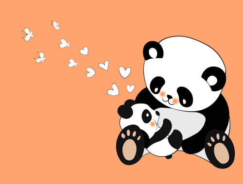 Каталог Картина мама панда: Детские | Wall-Style