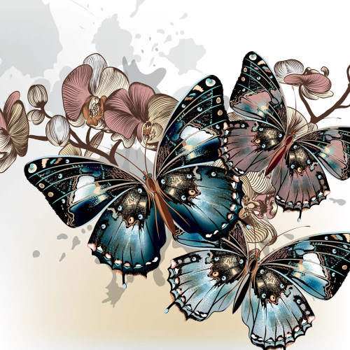 Каталог Фотообои красивые бабочки:  | Wall-Style