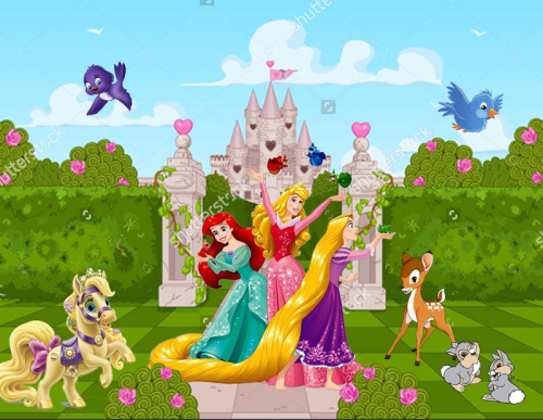 Каталог Фотообои принцессы диснея:  | Wall-Style