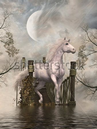 Каталог Картина единорог: Фэнтези | Wall-Style
