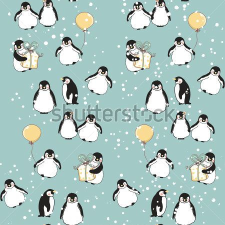 Каталог Картина пингвины: Детские | Wall-Style