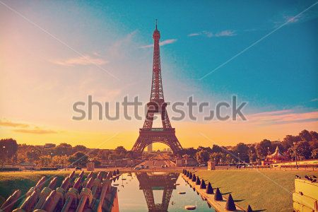 Каталог Фотообои эйфелева башня:  | Wall-Style