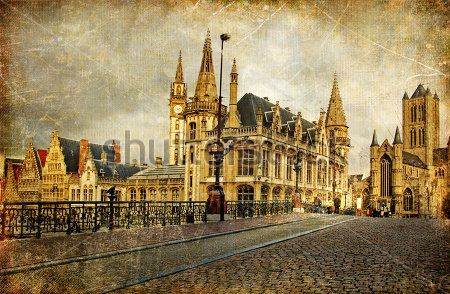 Каталог Картина старый город: Винтаж | Wall-Style