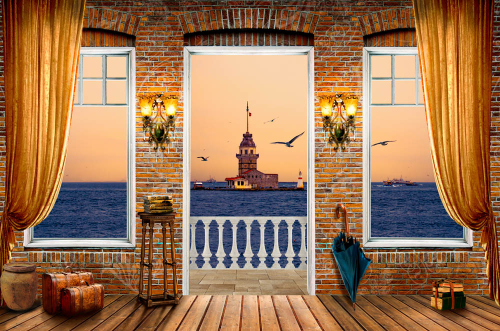 Каталог Фотообои вид на маяк:  | Wall-Style