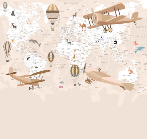 Каталог Фотообои бежевая карта:  | Wall-Style