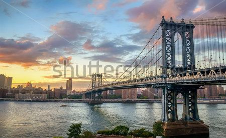 Каталог Картина бруклинский мост: Города | Wall-Style