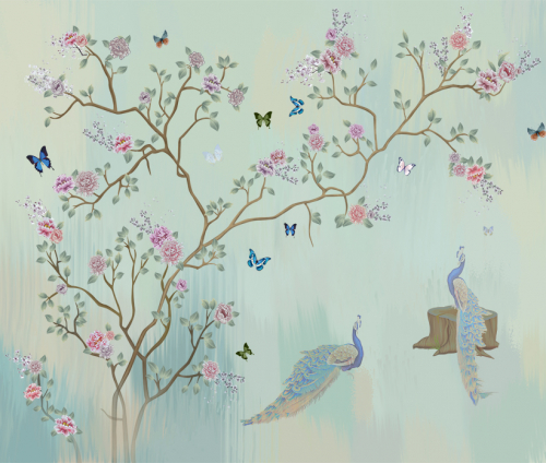 Каталог Фотообои дерево и птицы:  | Wall-Style