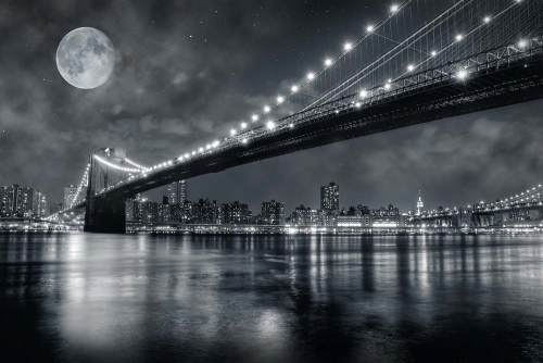 Каталог Фотообои ночной мост:  | Wall-Style