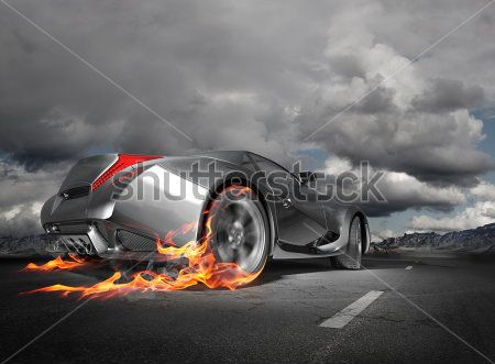 Каталог Фотообои огнянное авто:  | Wall-Style
