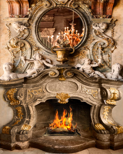 Каталог Картина старинный камин: Интерьеры | Wall-Style