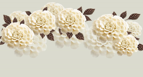 Каталог Фотообои объемные цветы:  | Wall-Style