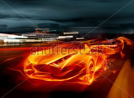 Каталог Фотообои огнянное авто:  | Wall-Style
