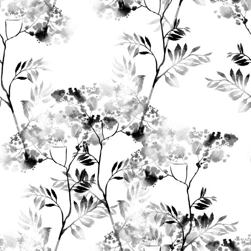 Каталог Картина винтажные листья: Бесшовные | Wall-Style